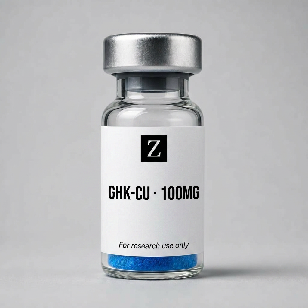 GHK-Cu 100mg lyophilised peptide vial